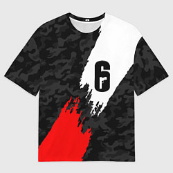 Мужская футболка оверсайз RAINBOW SIX SIEGE