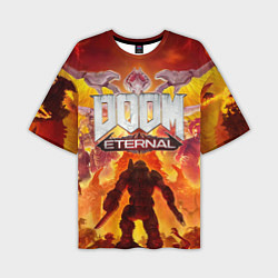 Мужская футболка оверсайз DOOM Eternal