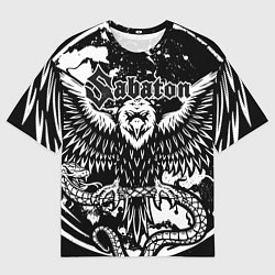 Футболка оверсайз мужская SABATON, цвет: 3D-принт