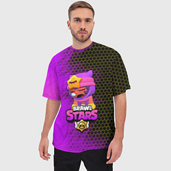 Футболка оверсайз мужская Brawl Stars Sandy, цвет: 3D-принт — фото 2