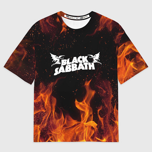 Мужская футболка оверсайз Black Sabbath / 3D-принт – фото 1