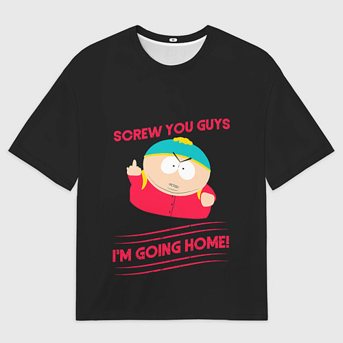 Мужская футболка оверсайз Cartman / 3D-принт – фото 1
