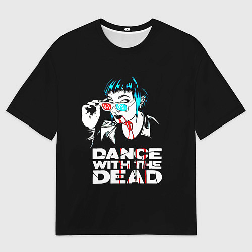 Мужская футболка оверсайз Dance with the dead / 3D-принт – фото 1