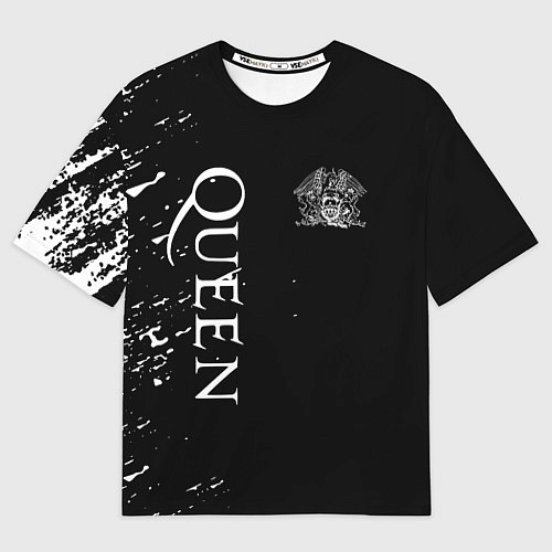 Мужская футболка оверсайз QUEEN / 3D-принт – фото 1