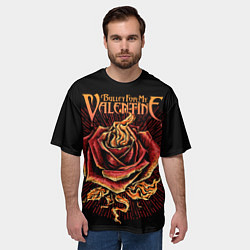 Футболка оверсайз мужская Bullet For My Valentine, цвет: 3D-принт — фото 2