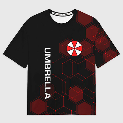 Мужская футболка оверсайз UMBRELLA CORP / 3D-принт – фото 1