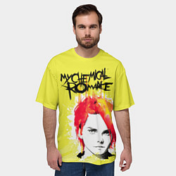 Футболка оверсайз мужская My Chemical Romance, цвет: 3D-принт — фото 2