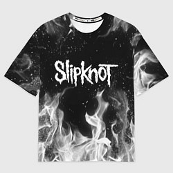 Футболка оверсайз мужская SLIPKNOT, цвет: 3D-принт
