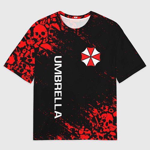 Мужская футболка оверсайз UMBRELLA CORP / 3D-принт – фото 1