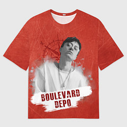 Футболка оверсайз мужская Boulevard depo, цвет: 3D-принт