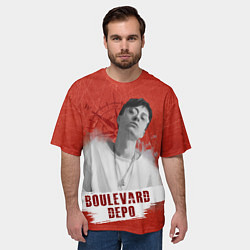 Футболка оверсайз мужская Boulevard depo, цвет: 3D-принт — фото 2