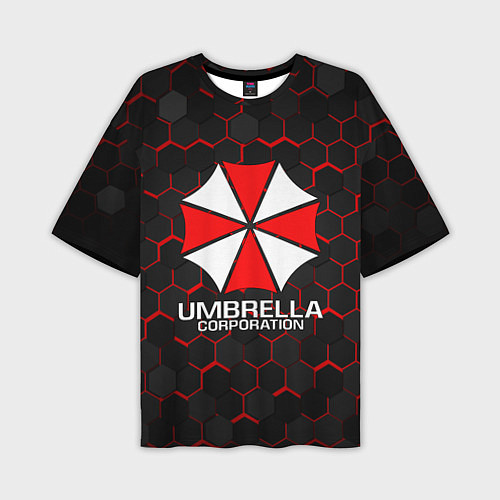 Мужская футболка оверсайз UMBRELLA CORP / 3D-принт – фото 1