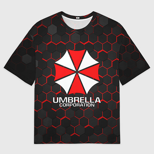 Мужская футболка оверсайз UMBRELLA CORP / 3D-принт – фото 1