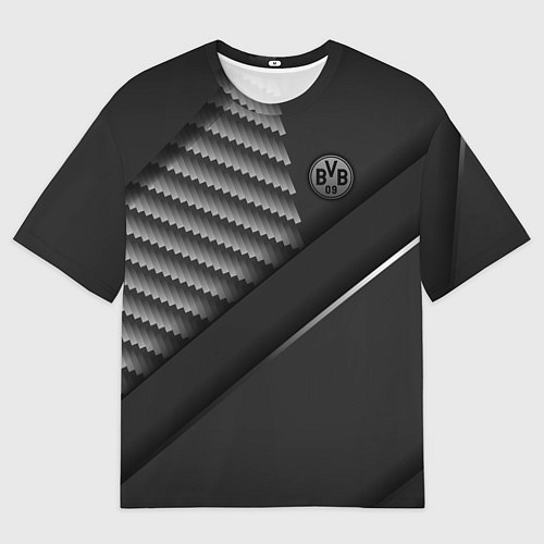 Мужская футболка оверсайз FC Borussia / 3D-принт – фото 1