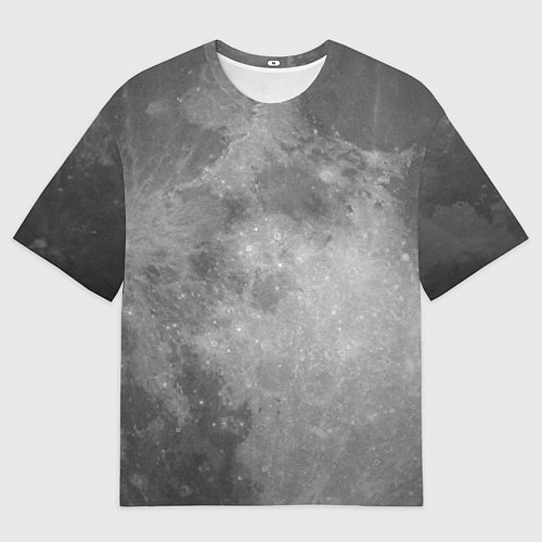 Мужская футболка оверсайз ЛУНА / 3D-принт – фото 1