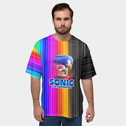 Футболка оверсайз мужская SONIC 2020, цвет: 3D-принт — фото 2