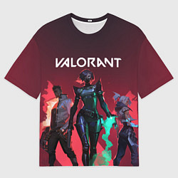 Футболка оверсайз мужская Valorant, цвет: 3D-принт