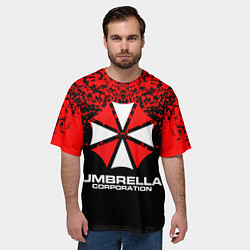 Футболка оверсайз мужская Umbrella Corporation, цвет: 3D-принт — фото 2