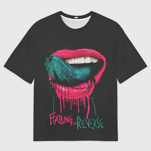 Мужская футболка оверсайз Falling in Reverse / 3D-принт – фото 1