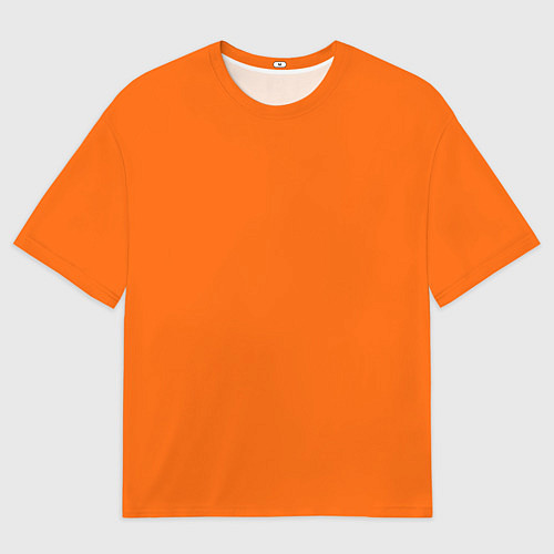 Мужская футболка оверсайз Цвет апельсиновая корка / 3D-принт – фото 1
