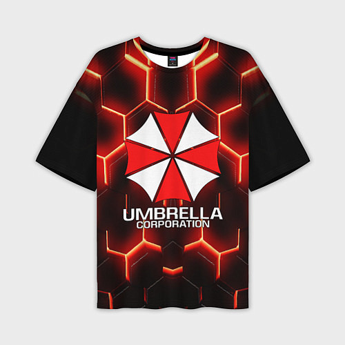 Мужская футболка оверсайз UMBRELLA CORP / 3D-принт – фото 1
