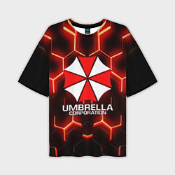 Футболка оверсайз мужская UMBRELLA CORP, цвет: 3D-принт