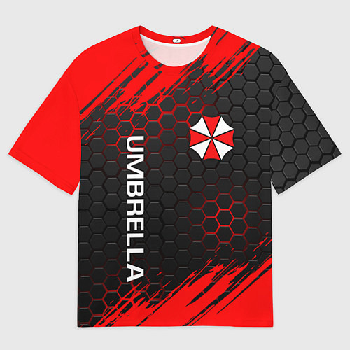 Мужская футболка оверсайз UMBRELLA CORP / 3D-принт – фото 1