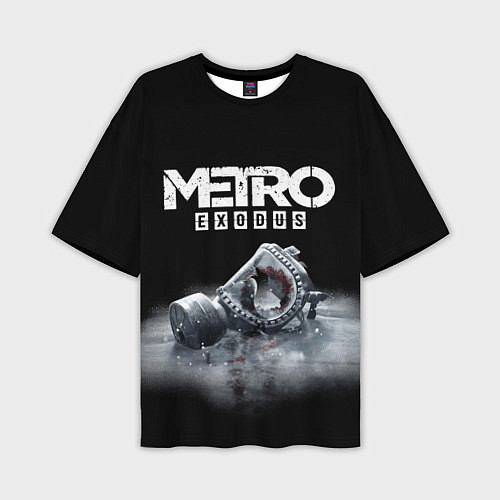 Мужская футболка оверсайз METRO EXODUS / 3D-принт – фото 1