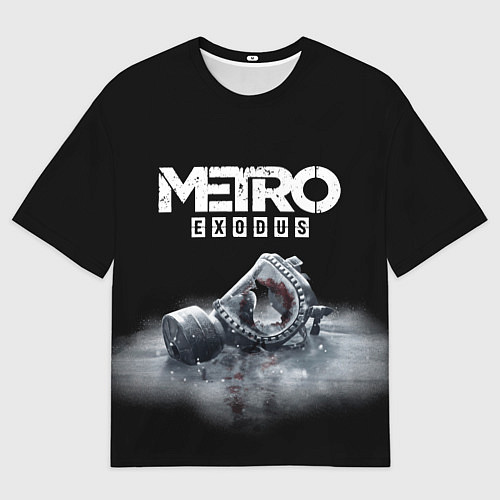 Мужская футболка оверсайз METRO EXODUS / 3D-принт – фото 1