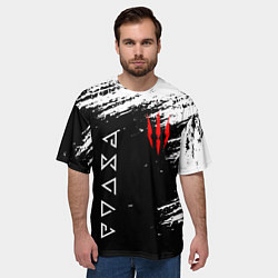 Футболка оверсайз мужская ВЕДЬМАК, цвет: 3D-принт — фото 2