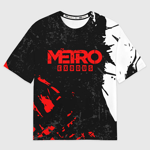 Мужская футболка оверсайз METRO EXODUS / 3D-принт – фото 1