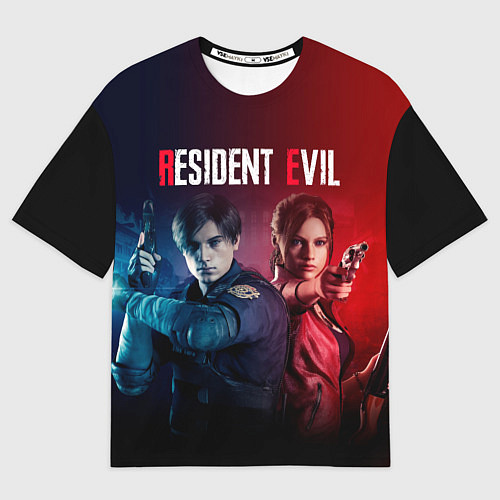 Мужская футболка оверсайз Resident Evil 2 / 3D-принт – фото 1