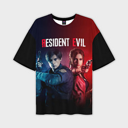 Мужская футболка оверсайз Resident Evil 2
