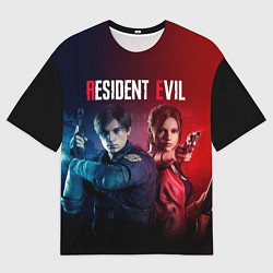 Футболка оверсайз мужская Resident Evil 2, цвет: 3D-принт