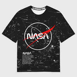 Футболка оверсайз мужская NASA, цвет: 3D-принт