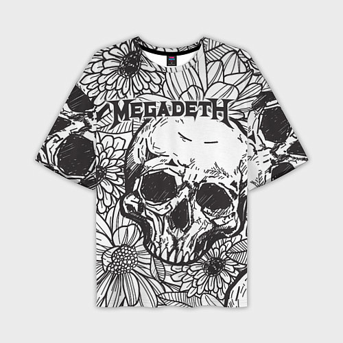 Мужская футболка оверсайз Megadeth / 3D-принт – фото 1