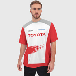Футболка оверсайз мужская Toyota Driver, цвет: 3D-принт — фото 2