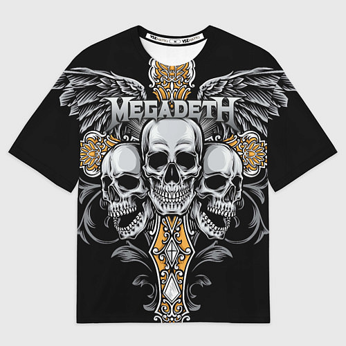 Мужская футболка оверсайз Megadeth / 3D-принт – фото 1