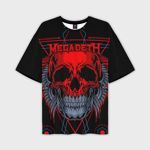 Мужская футболка оверсайз Megadeth / 3D-принт – фото 1