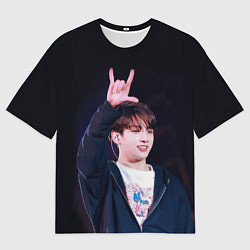 Футболка оверсайз мужская BTS, цвет: 3D-принт