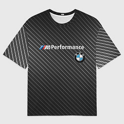 Футболка оверсайз мужская BMW CARBON, цвет: 3D-принт