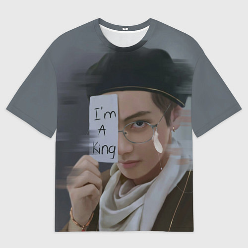 Мужская футболка оверсайз BTS / 3D-принт – фото 1