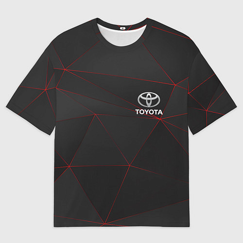 Мужская футболка оверсайз TOYOTA / 3D-принт – фото 1