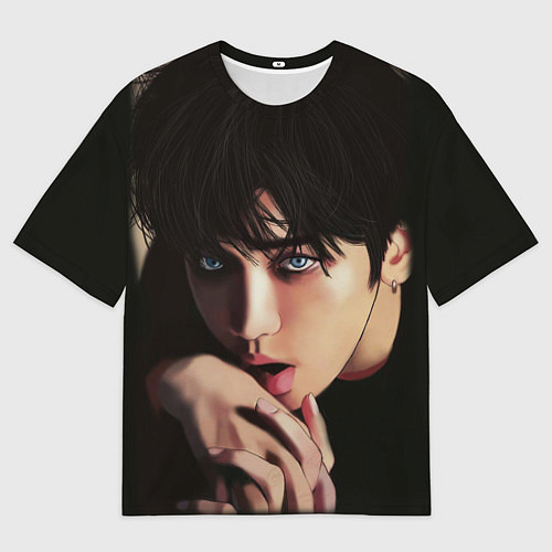 Мужская футболка оверсайз BTS / 3D-принт – фото 1