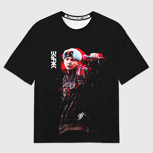 Мужская футболка оверсайз BTS / 3D-принт – фото 1