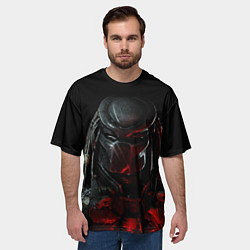 Футболка оверсайз мужская PREDATOR, цвет: 3D-принт — фото 2