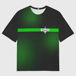 Футболка оверсайз мужская Пограничные Войска, цвет: 3D-принт