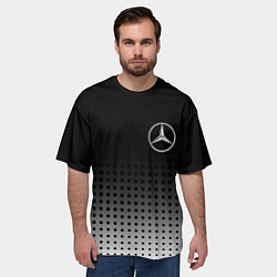 Футболка оверсайз мужская Mercedes-Benz, цвет: 3D-принт — фото 2