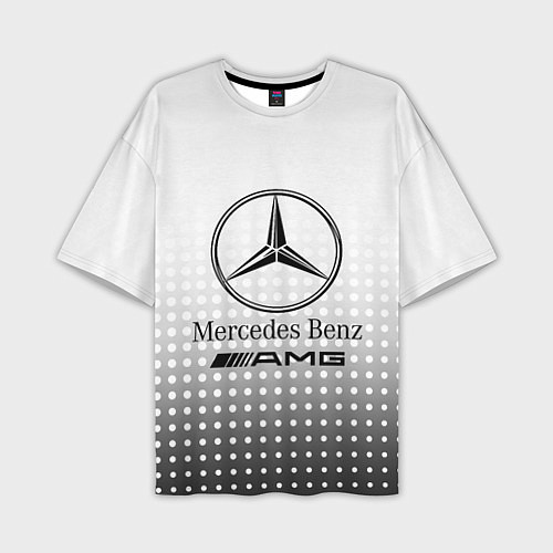 Мужская футболка оверсайз Mercedes-Benz / 3D-принт – фото 1