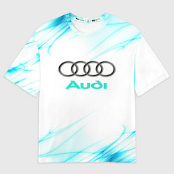 Футболка оверсайз мужская Audi, цвет: 3D-принт